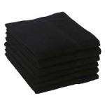 Sontuosa Bleach Resistant Salon Towels pk12 Black 